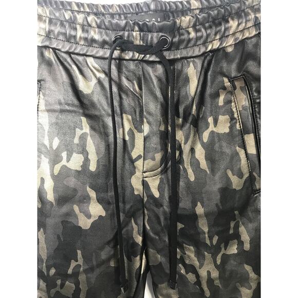 Koral Activewear Metallic Caliber Tuxedo Stripe Camo Print Vegan Pants Travel - Picture 6 of 15
